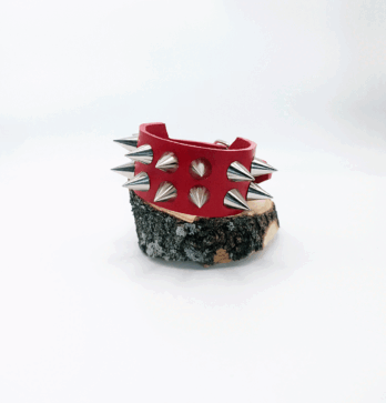 Pulsera roja pincho grande