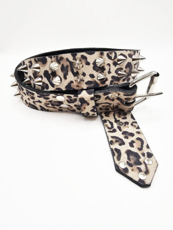Cinturón leopardo pincho